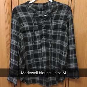 Madewell Flannel Blouse